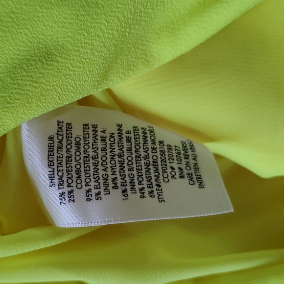 Alice & Olivia bodysuit - neon yellow - Picture 4 of 6